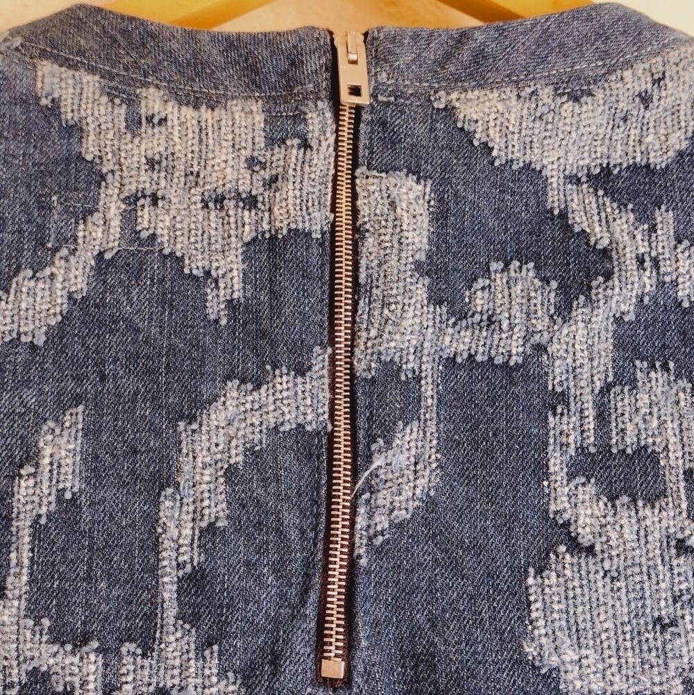 Rag & Bone Blue Patterned Mini Dress - Picture 9 of 12